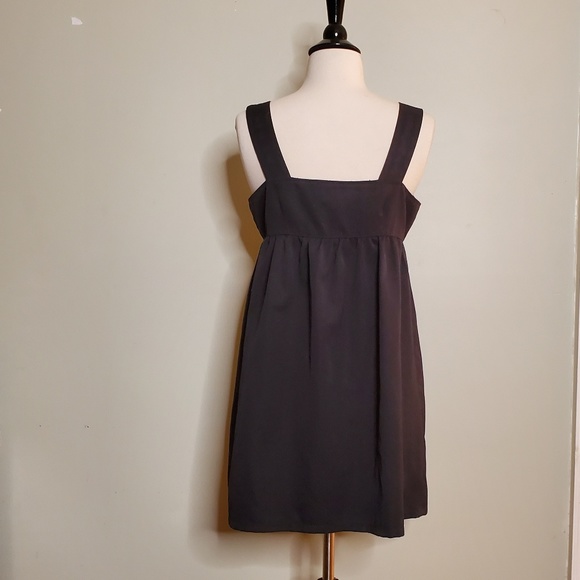 Black Empire Waist Babydoll Dress - Picture 3 of 6